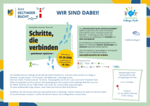 Schritte, die verbinden